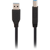 Sharkoon 2m, USB3.0-A/USB3.0-B cable USB USB 3.2 Gen 1 (3.1 Gen 1) USB A USB B Negro negro, USB3.0-A/USB3.0-B, 2 m, USB A, USB B, USB 3.2 Gen 1 (3.1 Gen 1), Macho/Macho, Negro