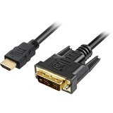 Sharkoon 4044951009060 adaptador de cable de vídeo 3 m HDMI DVI-D Negro negro, 3 m, HDMI, DVI-D, Oro, Negro, Macho/Macho