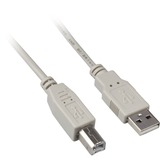 Sharkoon 4044951015290 cable USB 0,5 m USB 2.0 USB A USB B Gris gris, 0,5 m, USB A, USB B, USB 2.0, Macho/Macho, Gris