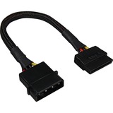 Sharkoon 4Pin 5,25" > 15Pin SATA , Adaptador negro