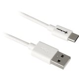 Sharkoon Cable USB 2.0, conector USB-A > conector USB-C blanco