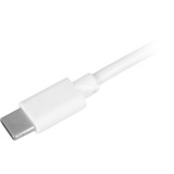 Sharkoon Cable USB 2.0, conector USB-A > conector USB-C blanco