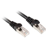 Sharkoon Cable de parche RJ45 Cat.6 SFTP negro