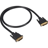 DVI-D/DVI-D (24+1), 1 m cable DVI Negro