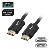 Sharkoon HDMI/HDMI 4K, 3m cable HDMI HDMI tipo A (Estándar) Negro negro, 3m, 3 m, HDMI tipo A (Estándar), HDMI tipo A (Estándar), 3D, Canal de retorno de audio (ARC), Negro