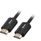 Sharkoon HDMI/HDMI 4K, 7.5m cable HDMI 7,5 m HDMI tipo A (Estándar) Negro negro, 7.5m, 7,5 m, HDMI tipo A (Estándar), HDMI tipo A (Estándar), 3D, Canal de retorno de audio (ARC), Negro