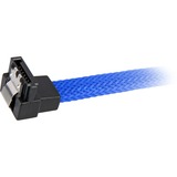 Sharkoon SATA 3 cable de SATA 0,3 m SATA 7-pin Negro, Azul azul, 0,3 m, SATA III, SATA 7-pin, SATA 7-pin, Macho/Macho, Negro, Azul