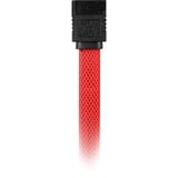 Sharkoon SATA 3 cable de SATA 0,3 m SATA 7-pin Negro, Rojo rojo, 0,3 m, SATA III, SATA 7-pin, SATA 7-pin, Macho/Macho, Negro, Rojo