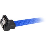 Sharkoon SATA 3 cable de SATA 0,45 m SATA 7-pin Negro, Azul azul, 0,45 m, SATA III, SATA 7-pin, SATA 7-pin, Macho/Macho, Negro, Azul