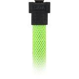 Sharkoon SATA 3 cable de SATA 0,45 m SATA 7-pin Negro, Verde verde, 0,45 m, SATA III, SATA 7-pin, SATA 7-pin, Macho/Macho, Negro, Verde