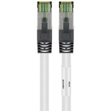 goobay 55126 cable de red Blanco 3 m Cat8.1 S/FTP (S-STP) blanco, 3 m, Cat8.1, S/FTP (S-STP), RJ-45, RJ-45