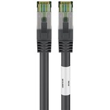 goobay 66719 cable de red Negro 0,25 m Cat8.1 S/FTP (S-STP) negro, 0,25 m, Cat8.1, S/FTP (S-STP), RJ-45, RJ-45