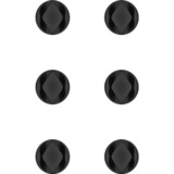 goobay 70362 organizador de cables Escritorio/pared Soporte para cables Negro 6 pieza(s), Guía para cable negro, Soporte para cables, Escritorio/pared, Negro