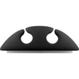 goobay 70683 organizador de cables Escritorio/pared Clip para cable Negro 5 pieza(s), Guía para cable negro, Clip para cable, Escritorio/pared, Negro
