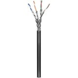 goobay 77624 cable de red Negro 100 m Cat6a S/FTP (S-STP) negro, 100 m, Cat6a, S/FTP (S-STP)