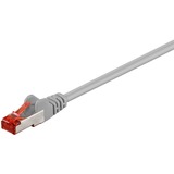 goobay 93568 cable de red Gris 0,5 m Cat6 S/FTP (S-STP) gris, 0,5 m, Cat6, S/FTP (S-STP), RJ-45, RJ-45