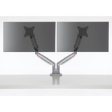 Kensington Brazo SmartFit® de altura ajustable con controles de un solo toque para dos monitores, Soporte de monitor gris, Atornillado, 9 kg, 33 cm (13"), 81,3 cm (32"), 100 x 100 mm, Plata