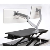 Kensington Brazo SmartFit® de altura ajustable con controles de un solo toque para dos monitores, Soporte de monitor gris, Atornillado, 9 kg, 33 cm (13"), 81,3 cm (32"), 100 x 100 mm, Plata