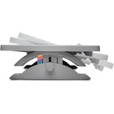 Kensington Reposapiés ergonómico SmartFit® SoleMate™ Pro Gris, 0 - 18°, 9 cm, 12 cm, 2,65 kg