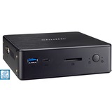 Shuttle XPС slim NC10U3 Negro Intel® SoC BGA 1528 i3-8145U 2,1 GHz, Barebone negro, Mini PC barebone, Intel® SoC, BGA 1528, DDR4-SDRAM, Serial ATA III, 65 W