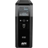 APC BACK UPS PRO BR 1200VA sistema de alimentación ininterrumpida (UPS) Línea interactiva 1,2 kVA 720 W 8 salidas AC negro, Línea interactiva, 1,2 kVA, 720 W, Seno, C13 acoplador, 8 salidas AC