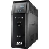 APC BACK UPS PRO BR 1200VA sistema de alimentación ininterrumpida (UPS) Línea interactiva 1,2 kVA 720 W 8 salidas AC negro, Línea interactiva, 1,2 kVA, 720 W, Seno, C13 acoplador, 8 salidas AC