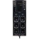 APC Back-UPS Pro sistema de alimentación ininterrumpida (UPS) Línea interactiva 1,5 kVA 865 W 6 salidas AC negro, Línea interactiva, 1,5 kVA, 865 W, Seno, 156 V, 300 V, Minorista