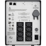 APC SMC1000IC sistema de alimentación ininterrumpida (UPS) Línea interactiva 1 kVA 600 W 8 salidas AC negro, Línea interactiva, 1 kVA, 600 W, Seno, 170 V, 300 V