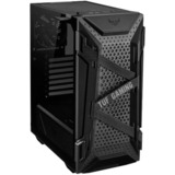ASUS TUF Gaming GT301 Midi Tower Negro, Cajas de torre negro, Midi Tower, PC, Negro, ATX, micro ATX, Mini-ATX, Acrilonitrilo butadieno estireno (ABS), Acero, Vidrio templado, 16 cm