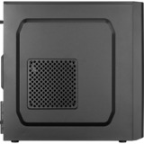 Aerocool CS-103 Mini Tower Negro, Cajas de torre negro, Mini Tower, PC, Negro, micro ATX, Mini-ITX, Acrilonitrilo butadieno estireno (ABS), SPCC, 15,6 cm