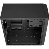 Aerocool CS-103 Mini Tower Negro, Cajas de torre negro, Mini Tower, PC, Negro, micro ATX, Mini-ITX, Acrilonitrilo butadieno estireno (ABS), SPCC, 15,6 cm