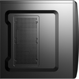 Aerocool CS‐1102 Midi Tower Negro, Cajas de torre negro, Midi Tower, PC, Negro, ATX, micro ATX, Mini-ATX, Acero, 15 cm