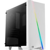 Aerocool Cylon Mini Mini Tower Blanco, Cajas de torre blanco/Negro, Mini Tower, PC, Blanco, micro ATX, Mini-ITX, Acero, Azul, Verde, Rojo