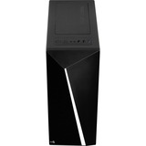 Aerocool Shard Midi Tower Negro, Cajas de torre negro, Midi Tower, PC, Negro, ATX, micro ATX, Mini-ITX, Acrilonitrilo butadieno estireno (ABS), SPCC, Juego