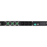 BlueWalker VFI 1000R/1U Doble conversión (en línea) 1 kVA 800 W 3 salidas AC, UPS negro, Doble conversión (en línea), 1 kVA, 800 W, Seno, 110 V, 300 V