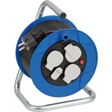Brennenstuhl 1079180600 base múltiple 15 m 3 salidas AC Interior Negro, Azul, Blanco, Enrrollacables azul/Negro, 15 m, 3 salidas AC, Interior, IP20, PVC, De plástico, Negro, Azul, Blanco