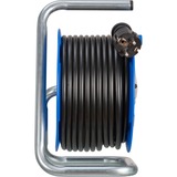 Brennenstuhl 1079180600 base múltiple 15 m 3 salidas AC Interior Negro, Azul, Blanco, Enrrollacables azul/Negro, 15 m, 3 salidas AC, Interior, IP20, PVC, De plástico, Negro, Azul, Blanco