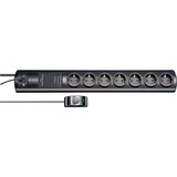 Brennenstuhl 1153300467 limitador de tensión 7 salidas AC 230 V 2 m Negro, Regleta negro, 7 salidas AC, Tipo F, 230 V, 16 A, 3500 W, 2 m