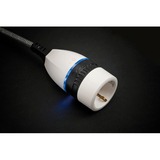 Brennenstuhl 1161830 base múltiple 3 m 1 salidas AC Interior Negro, Blanco, Cable alargador negro/blanco, 3 m, 1 salidas AC, Interior, IP20, De plástico, Cloruro de polivinilo (PVC), Negro, Blanco