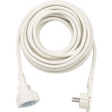 Brennenstuhl 1168980210 cable de transmisión Blanco 10 m, Cable alargador blanco, 10 m, Blanco