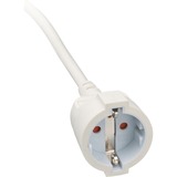 Brennenstuhl 1168980210 cable de transmisión Blanco 10 m, Cable alargador blanco, 10 m, Blanco