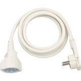 Brennenstuhl 1168980220 cable de transmisión Blanco 2 m, Cable alargador blanco, 2 m, Blanco