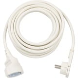 Brennenstuhl 1168980250 cable de transmisión Blanco 5 m, Cable alargador blanco, 5 m, Blanco