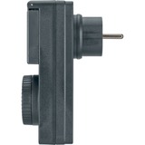 Brennenstuhl 1506120 contador eléctrico Negro Temporizador diario antracita, Temporizador diario, Negro, Giratorio, IP44, 91 mm, 62 mm