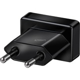 Brennenstuhl 1508520 adaptador e inversor de corriente Interior Negro, Adaptador de enchufe negro, Universal, Interior, Negro, 48 mm, 45 mm, 65 mm