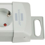 Brennenstuhl 1955540100 limitador de tensión Gris 4 salidas AC 1,8 m, Regleta gris claro, 4 salidas AC, Tipo F, Gris, De plástico, 1,8 m