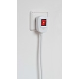 Brennenstuhl Vario base múltiple 1,4 m 5 salidas AC Interior Blanco, Regleta blanco, 1,4 m, 5 salidas AC, Interior, Tipo F, Tipo F, IP20