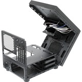 Chieftec CI-01B-OP carcasa de ordenador Cubo Negro, Cajas de torre negro, Cubo, PC, Negro, micro ATX, SECC, 15 cm