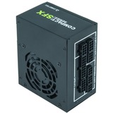 Chieftec CSN-450C unidad de fuente de alimentación 450 W 20+4 pin ATX SFX Negro, Fuente de alimentación de PC negro, 450 W, 100 - 240 V, 47 - 63 Hz, 6 A, Activo, 90 W