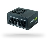 Chieftec CSN-450C unidad de fuente de alimentación 450 W 20+4 pin ATX SFX Negro, Fuente de alimentación de PC negro, 450 W, 100 - 240 V, 47 - 63 Hz, 6 A, Activo, 90 W